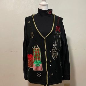 Ugly Christmas sweater vest